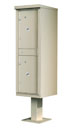 Outdoor Parcel Locker Cluster Mailboxes